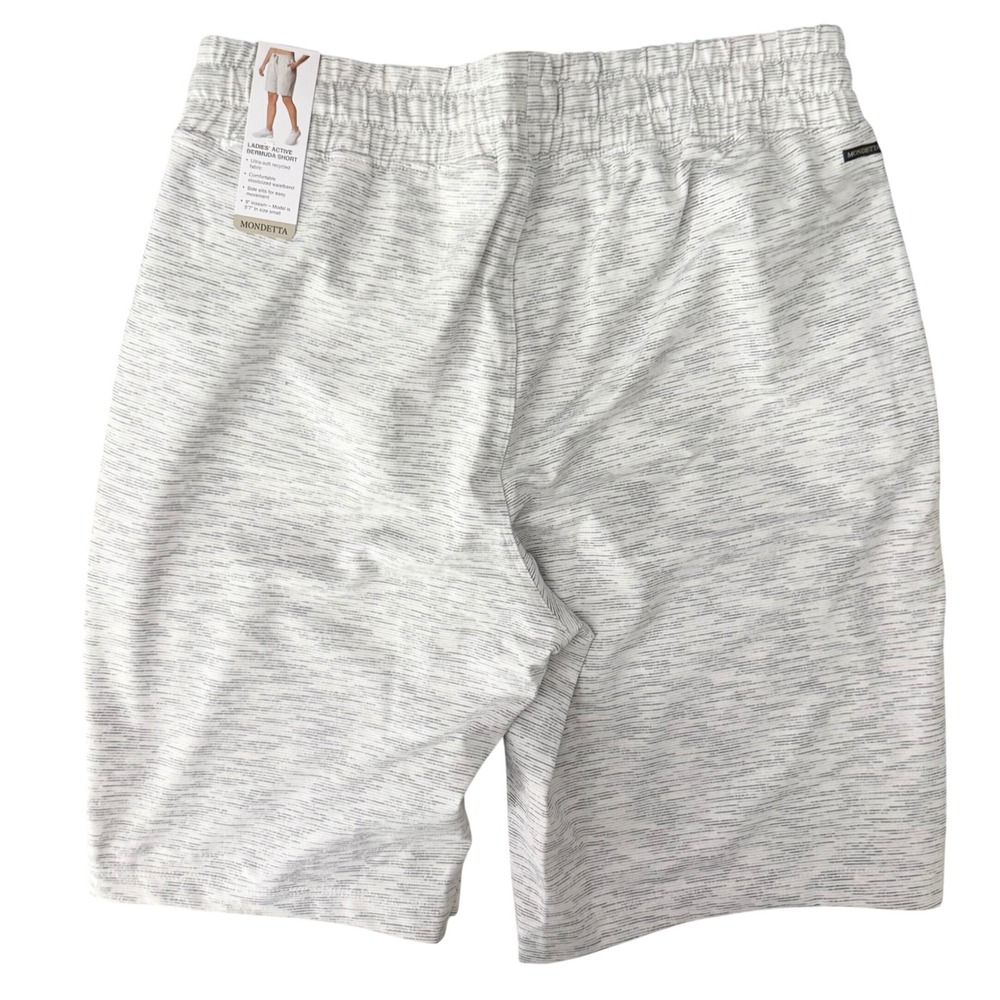 Mondetta Active Bermuda Shorts Women XS Gray Space NWT Dye Athletic Loungewear - Picture 11 of 14